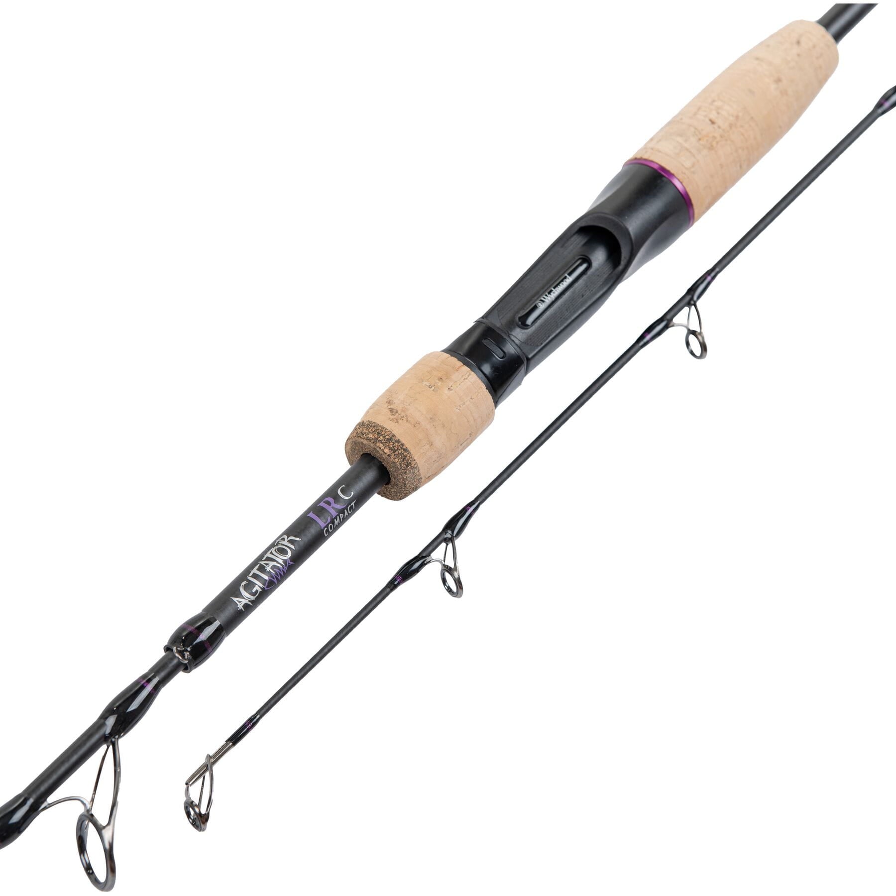 Agitator LR-C Compact bait-casting rod with telescopic design, high-modulus carbon fibre blank, and SiC guides.

