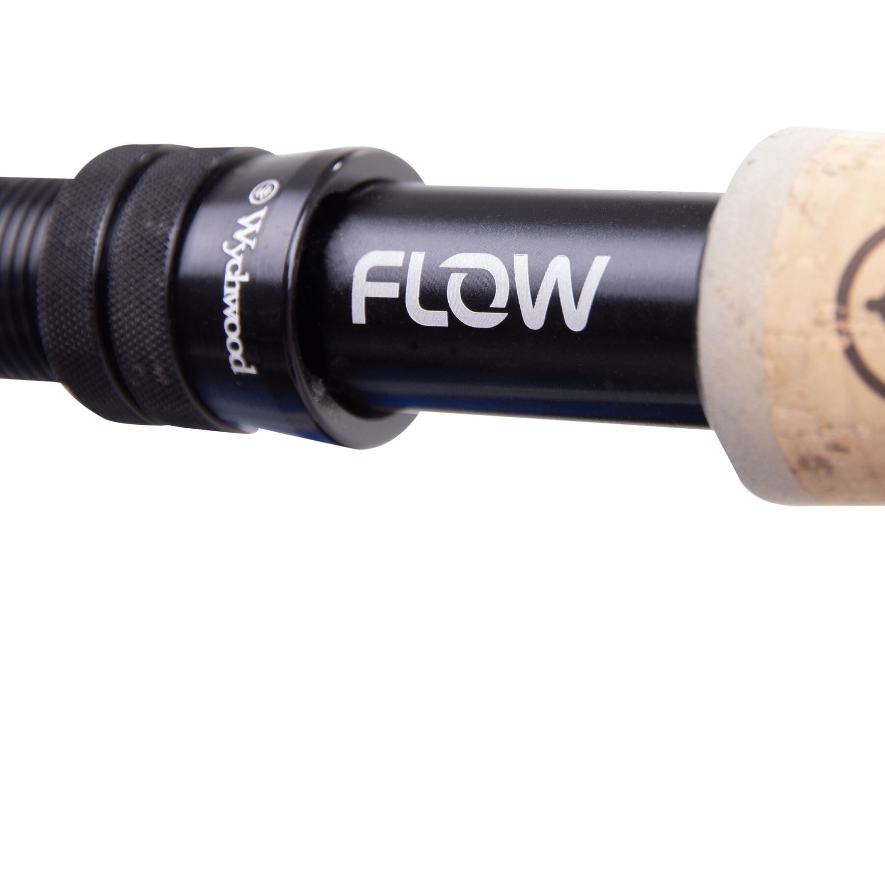 Flow Fly Rod with slim 24T carbon blank, medium action, and modern design for versatile fishing.

