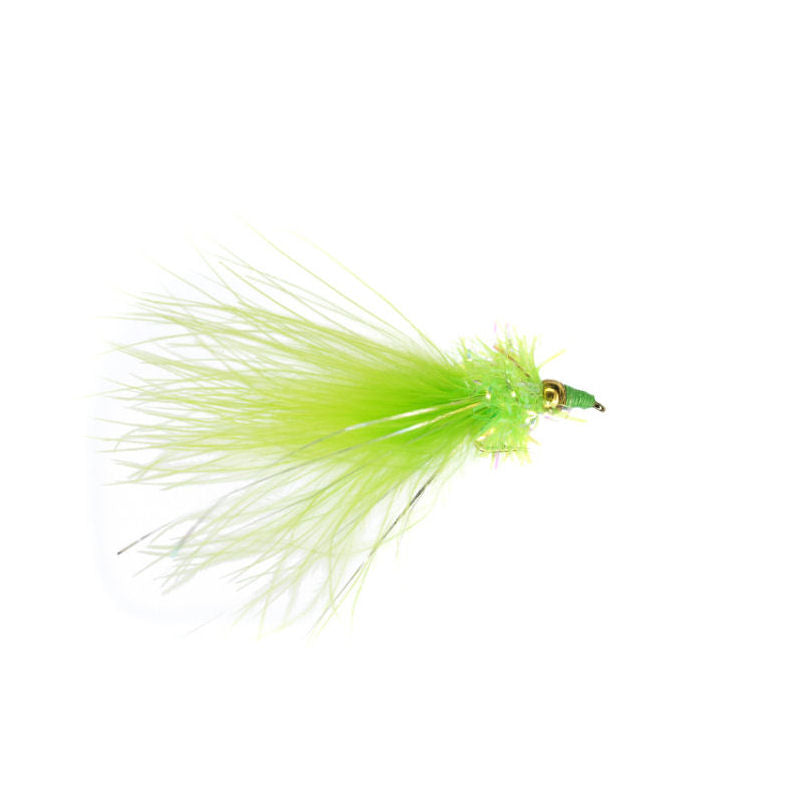 SKB Nomad fishing fly, tied on durable hooks with natural materials for lifelike fishing effectiveness.